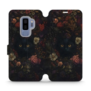 Flipové pouzdro Mobiwear - Samsung Galaxy S9 Plus - V161S Temné kočky