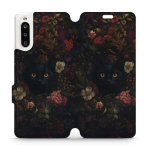 Flipové pouzdro Mobiwear - Sony Xperia 10 II - V161S Temné kočky