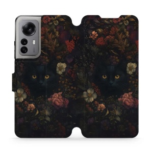 Flipové pouzdro Mobiwear - Xiaomi 12 / 12X - V161S Temné kočky