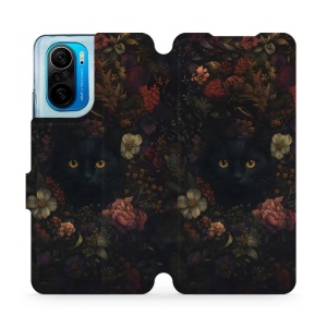 Flipové pouzdro Mobiwear - Xiaomi Poco F3 / Xiaomi Mi 11i - V161S Temné kočky