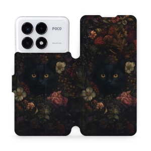 Flipové pouzdro Mobiwear - Xiaomi POCO F6 Pro - V161S Temné kočky