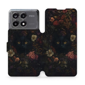 Flipové pouzdro Mobiwear - Xiaomi POCO X6 Pro - V161S Temné kočky