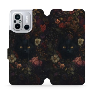 Flipové pouzdro Mobiwear - Xiaomi Redmi 12C - V161S Temné kočky