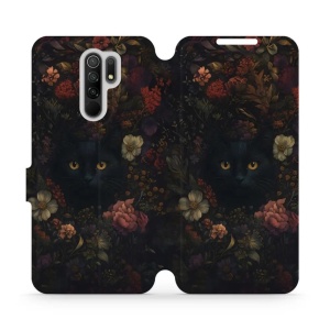 Flipové pouzdro Mobiwear - Xiaomi Redmi 9 - V161S Temné kočky