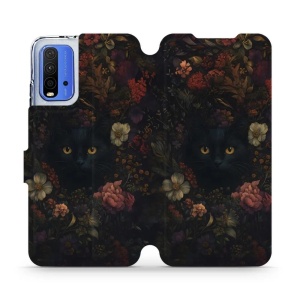 Flipové pouzdro Mobiwear - Xiaomi Redmi 9T / Poco M3 - V161S Temné kočky