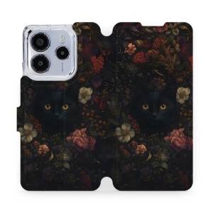 Flipové pouzdro Mobiwear - Xiaomi Redmi Note 14 5G - V161S Temné kočky - VÝPRODEJ