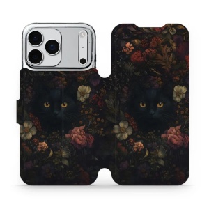 Flipové pouzdro Mobiwear - Apple iPhone 17 Pro Max - V161S Temné kočky