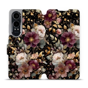 Flipové pouzdro Mobiwear - OnePlus Nord CE 4 Lite - V169S Zlatavé kvítky