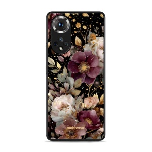 Lesklý kryt Mobiwear Glossy - Honor 50 / Huawei Nova 9 - G169G Zlatavé kvítky