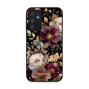 Lesklý kryt Mobiwear Glossy - Samsung Galaxy A36 5G - G169G Zlatavé kvítky