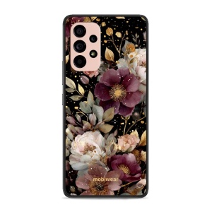 Lesklý kryt Mobiwear Glossy - Samsung Galaxy A53 5G - G169G Zlatavé kvítky