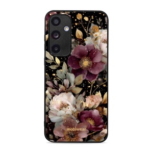 Lesklý kryt Mobiwear Glossy - Samsung Galaxy A55 5G - G169G Zlatavé kvítky