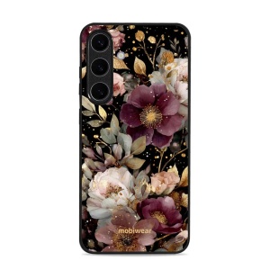 Lesklý kryt Mobiwear Glossy - Samsung Galaxy S25 Plus - G169G Zlatavé kvítky