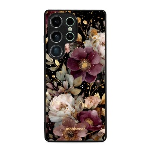 Lesklý kryt Mobiwear Glossy - Samsung Galaxy S25 Ultra - G169G Zlatavé kvítky