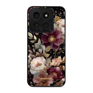 Lesklý kryt Mobiwear Glossy - Xiaomi 14 - G169G Zlatavé kvítky