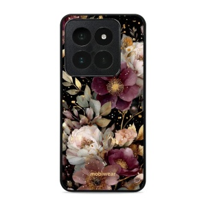 Lesklý kryt Mobiwear Glossy - Xiaomi 14 Pro - G169G Zlatavé kvítky