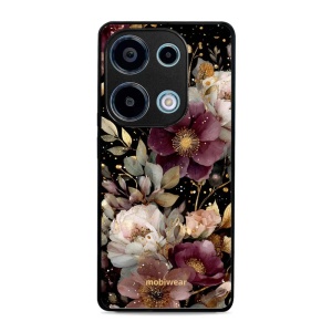 Lesklý kryt Mobiwear Glossy - Xiaomi POCO M6 Pro - G169G Zlatavé kvítky