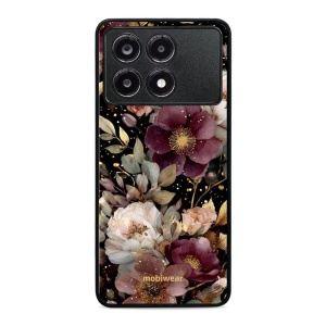 Lesklý kryt Mobiwear Glossy - Xiaomi POCO X6 Pro - G169G Zlatavé kvítky