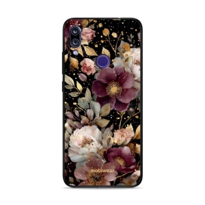 Lesklý kryt Mobiwear Glossy - Xiaomi Redmi 7 - G169G Zlatavé kvítky