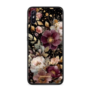 Lesklý kryt Mobiwear Glossy - Xiaomi Redmi 9A / 9AT - G169G Zlatavé kvítky