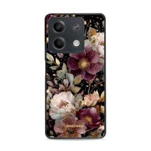 Lesklý kryt Mobiwear Glossy - Xiaomi Redmi Note 13 5G - G169G Zlatavé kvítky