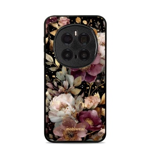 Lesklý kryt Mobiwear Glossy - Honor Magic7 Pro 5G - G169G Zlatavé kvítky