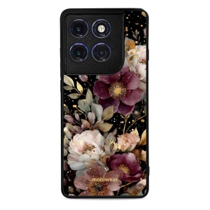 Lesklý kryt Mobiwear Glossy - Motorola Edge 60 Pro - G169G Zlatavé kvítky