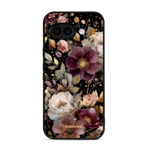 Lesklý kryt Mobiwear Glossy - Google Pixel 9A - G169G Zlatavé kvítky