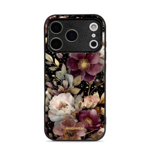 Lesklý kryt Mobiwear Glossy - Apple iPhone 17 Pro - G169G Zlatavé kvítky