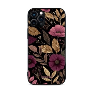 Lesklý kryt Mobiwear Glossy - Apple iPhone 11 Pro - G170G Fialová kvítka