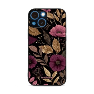 Lesklý kryt Mobiwear Glossy - Apple iPhone 13 mini - G170G Fialová kvítka