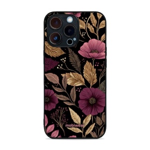 Lesklý kryt Mobiwear Glossy - Apple iPhone 13 Pro - G170G Fialová kvítka
