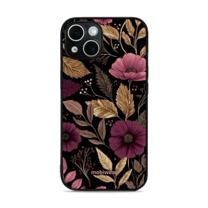 Lesklý kryt Mobiwear Glossy - Apple iPhone 14 - G170G Fialová kvítka