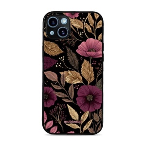 Lesklý kryt Mobiwear Glossy - Apple iPhone 14 Plus - G170G Fialová kvítka