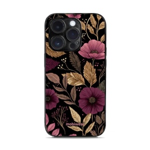 Lesklý kryt Mobiwear Glossy - Apple iPhone 14 Pro - G170G Fialová kvítka