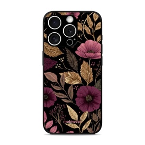 Lesklý kryt Mobiwear Glossy - Apple iPhone 15 Pro - G170G Fialová kvítka