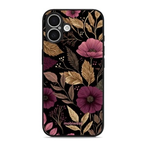 Lesklý kryt Mobiwear Glossy - Apple iPhone 16 Plus - G170G Fialová kvítka