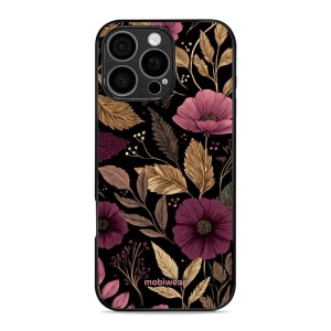 Lesklý kryt Mobiwear Glossy - Apple iPhone 16 Pro Max - G170G Fialová kvítka