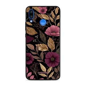 Lesklý kryt Mobiwear Glossy - Huawei Nova 3 - G170G Fialová kvítka