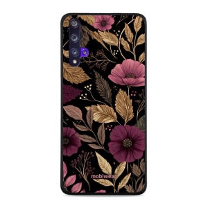 Lesklý kryt Mobiwear Glossy - Huawei Nova 5T - G170G Fialová kvítka