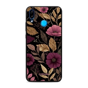 Lesklý kryt Mobiwear Glossy - Huawei P20 Lite - G170G Fialová kvítka
