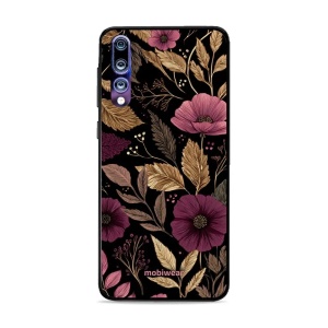 Lesklý kryt Mobiwear Glossy - Huawei P20 Pro - G170G Fialová kvítka