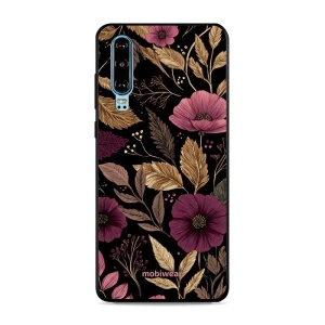 Lesklý kryt Mobiwear Glossy - Huawei P30 - G170G Fialová kvítka