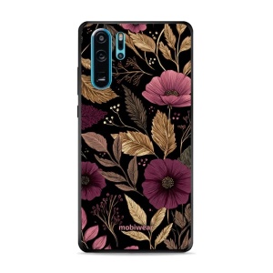 Lesklý kryt Mobiwear Glossy - Huawei P30 Pro - G170G Fialová kvítka