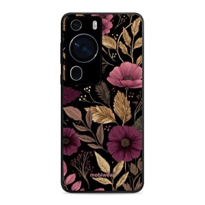 Lesklý kryt Mobiwear Glossy - Huawei P60 Pro - G170G Fialová kvítka