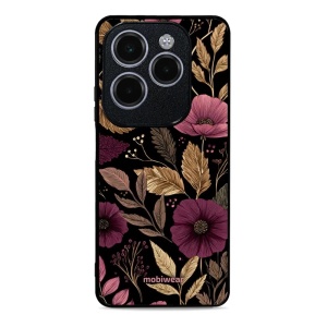 Lesklý kryt Mobiwear Glossy - Infinix HOT 40 Pro - G170G Fialová kvítka