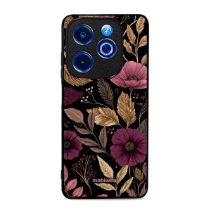 Lesklý kryt Mobiwear Glossy - Infinix Smart 8 - G170G Fialová kvítka
