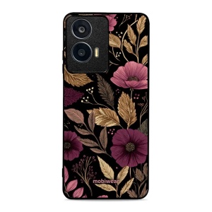 Lesklý kryt Mobiwear Glossy - Motorola Moto G24 - G170G Fialová kvítka