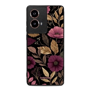Lesklý kryt Mobiwear Glossy - Motorola Moto G85 5G - G170G Fialová kvítka