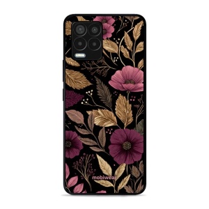 Lesklý kryt Mobiwear Glossy - Realme 8 - G170G Fialová kvítka